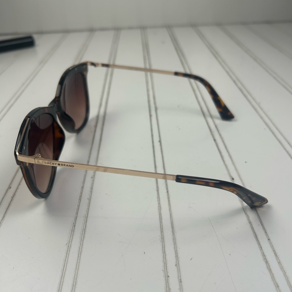 Lucky Brand Tortoise Shell Rectangular Brown Lens… - image 7